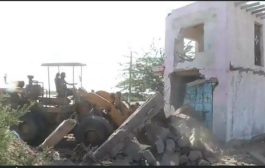 حملة في عدن لإزالة البناء العشوائي من أراضي الجمعيات السكنية 