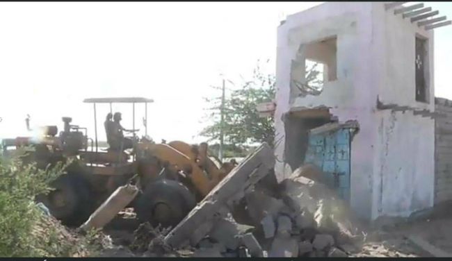 حملة في عدن لإزالة البناء العشوائي من أراضي الجمعيات السكنية 