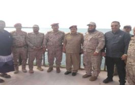 الداعري والحربي يزورا عدد من المنشآت العسكرية في عدن