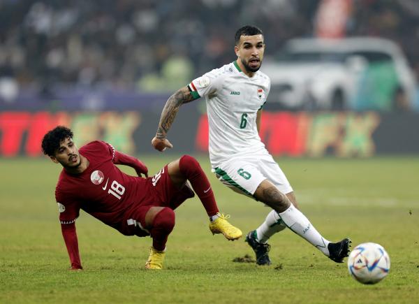 العراق يبلغ نهائي خليجي 25 بعد فوزه على منتخب قطر