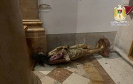 إسرائيل: تحدد جنسية الرجل الذي اعتدى على تمثال المسيح في كنيسة القدس