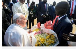 البابا يدعو إلى السلام من جنوب السودان