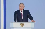 الرئيس بوتين في خطابه اليوم : يتعهد بمواصلة الحرب على أوكرانيا