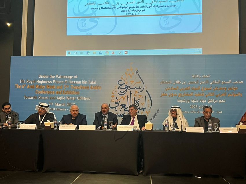 الشرجبي ولملس يشاركان في اختتام أعمال أسبوع المياه العربي بعمّان