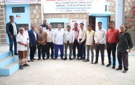 الجمعية الكويتية تفتتح مدرسة في مديرية الحصين بالضالع