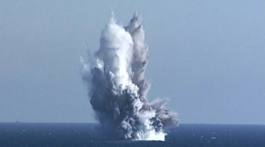 كوريا الشمالية تكشف عن اختبار لسلاح نووي جديد تحت الماء