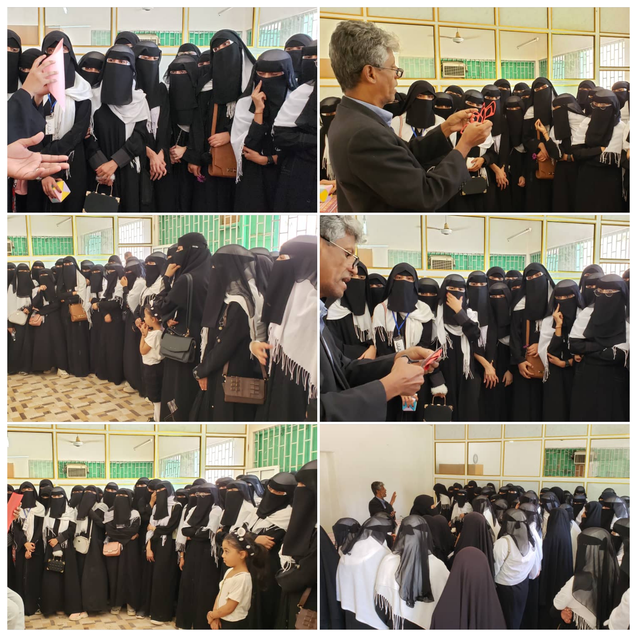 مركز الوسائل التعليمية بوادي حضرموت يطلع طالبات ثانوية شبام للبنات على أهداف وآليات إنتاح الوسائل التعليمية