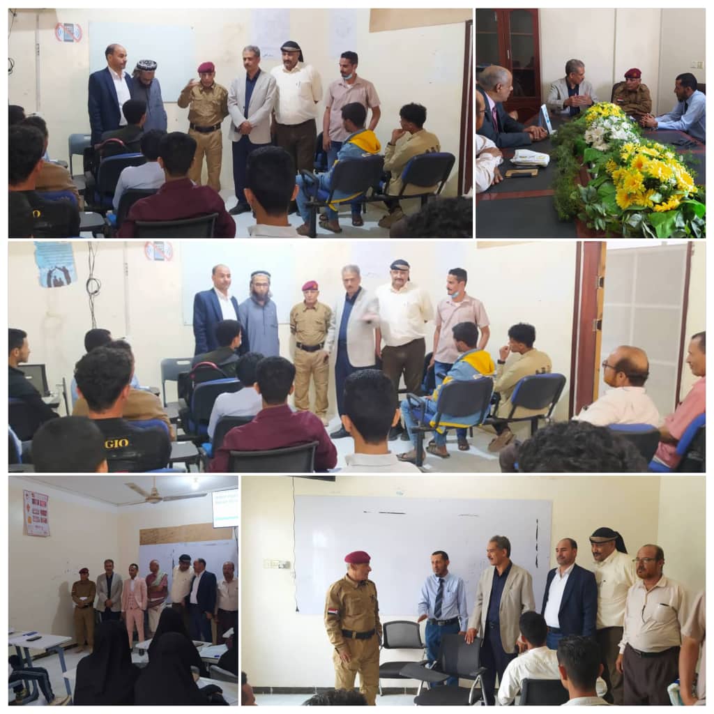 رئيس انتقالي الضالع يلتقي إدراة جامعة خليج عدن ويتفقد سير العملية التعلمية