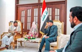 قيادي حوثي يلتقي قائد الحشد الشعبي في العراق