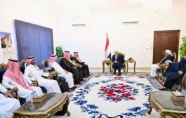 العليمي والزبيدي في لقاء هام مع السفير السعودي آل جابر بقصر المعاشيق