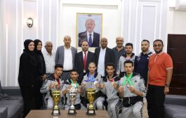 نائب وزير الشباب والرياضة يكرّم منتخب الكونغ فو الفائز بالمركز الثالث عربيًا