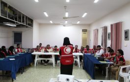 اللجنة الدولية للصليب الأحمر تقيم دورة في مجال الوصول الآمن لمتطوعي الهلال بلحج