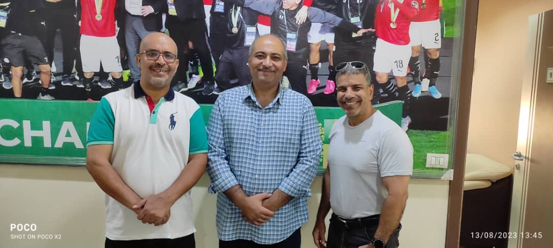 كادر وزارة الشباب والرياضة يزور الاتحاد المصري لكرة القدم والنادي الأهلي