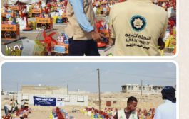 جمعية النجاة الكويتية  تدشن توزيع الطاقة الشمسية والسلال الغذائية لمخيمات النازحين بالشحر