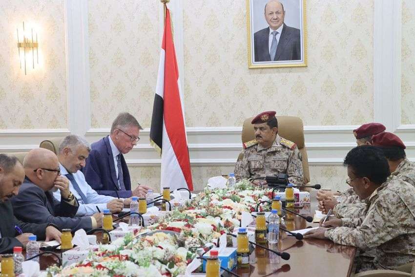 وزير الدفاع للأمم المتحدة: غض الطرف عن إرهاب الحوثيين سيدفع ثمنه الجميع