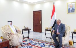 واعد باذيب يلتقي السفير الكويتي لدى اليمن
