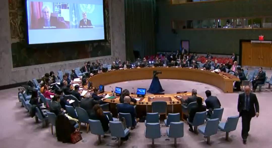 لجنة العقوبات بمجلس الأمن تحث مليشيا الحوثي، على الامتثال للقانون الإنساني الدولي.