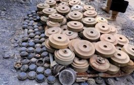 مشروع سام يعلن إتلاف كمية كبيرة من مخلفات ألغام مليشيا الحوثي
