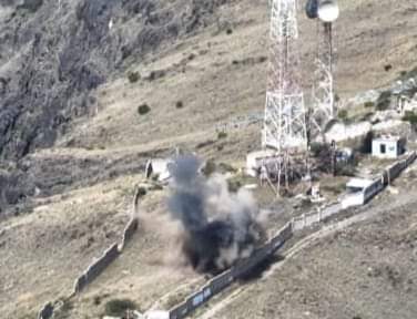 المقاومة الجنوبية تقصف موقع لجماعة الحوثي في جبهة ثره