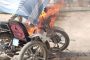 الحزام الأمني ينفي قيام قواته بإحراق دراجات نارية بعدن