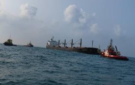 ميناء عدن ينجح في قطر سفينة قمح عملاقة