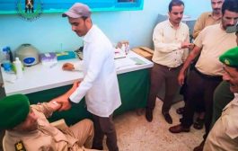 العميد الربيعي يفتتح وحدة طبية متكاملة في مقر قيادة حزام عدن