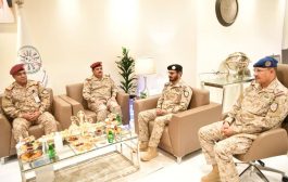 وزير الدفاع يزور قيادة القوات المشتركة في الرياض