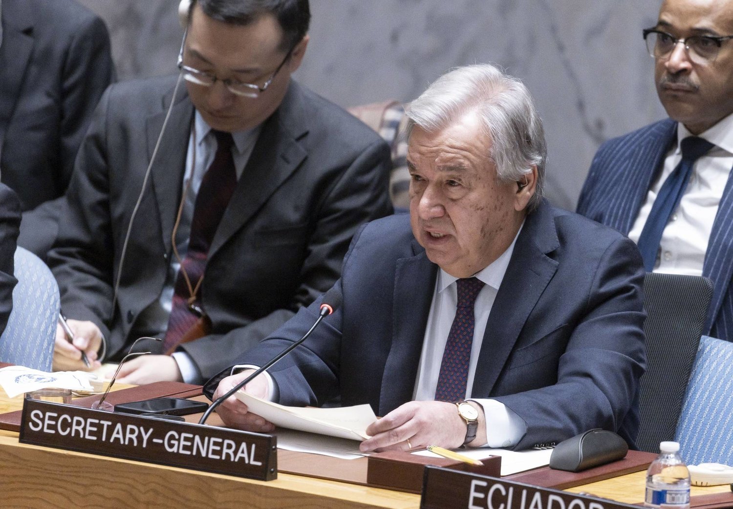 غوتيريش: مجلس الأمن الدولي أصيب بـ«الشلل»