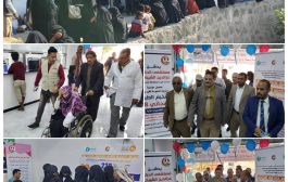 الصبري يدشن مخيم بازرعة الطبي الجراحي المجاني الثامن عشر في محافظة بتعز