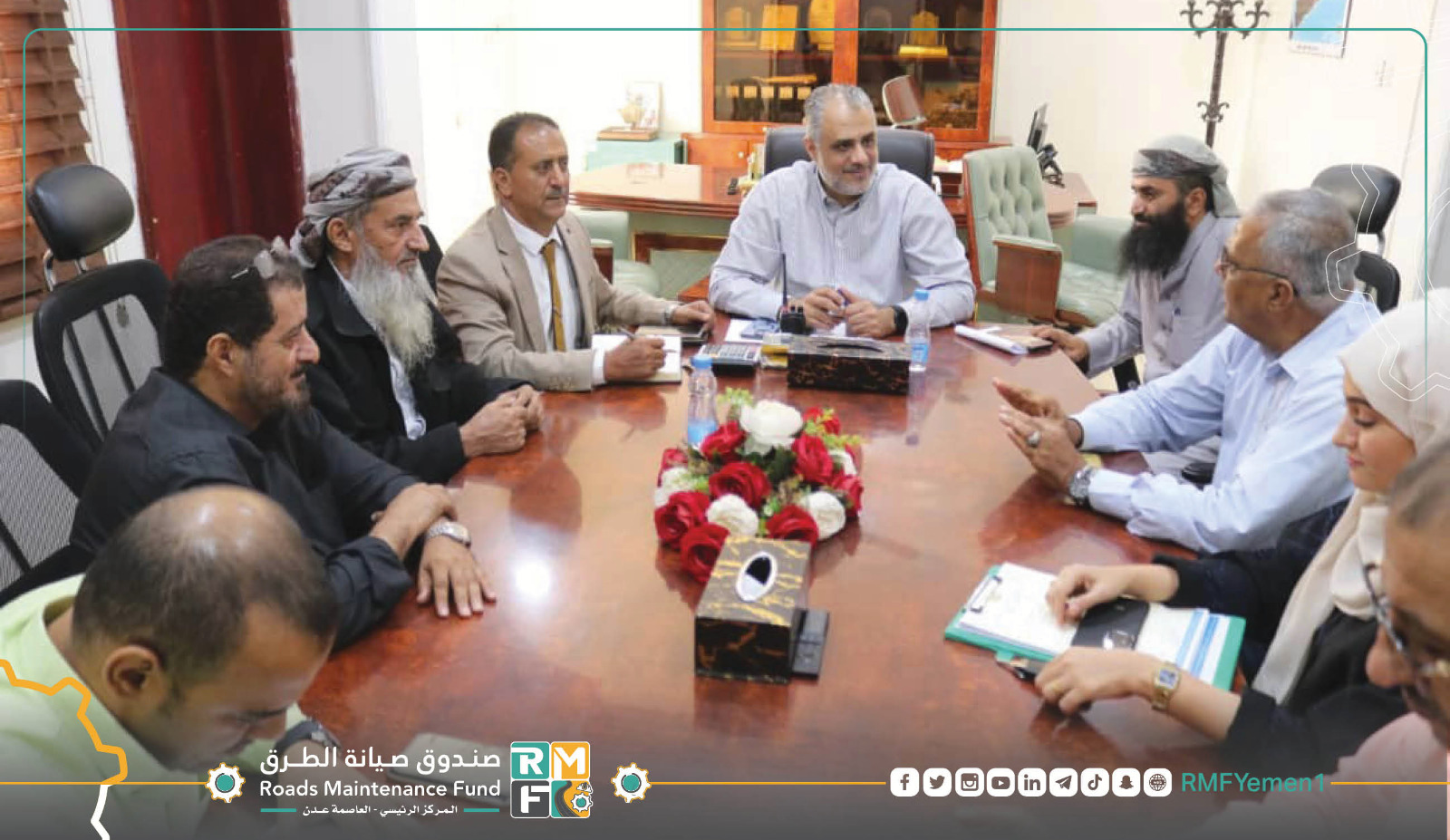 عدن .. توقيع عقد تنفيذ مشروع التدخل الطارئ لطريق سوق السلام _ لبعوس في لحج