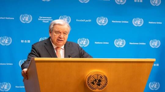 الأمين العام للأمم المتحدة يناشد الدول المانحة استمرارية دعم وكالة الأونروا