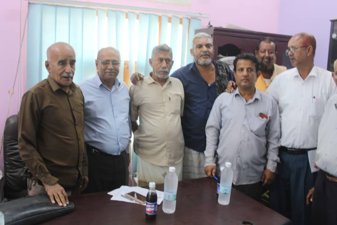 اجراء مراسم الاستلام والتسليم لقيادة السلطة المحلية مديرية تبن محافظة لحج