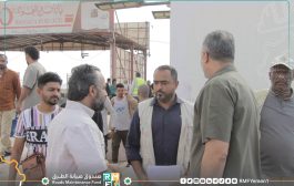 رئيس صندوق الطرق يدشن محطة الوزن في مثلث راس عمران بعدن