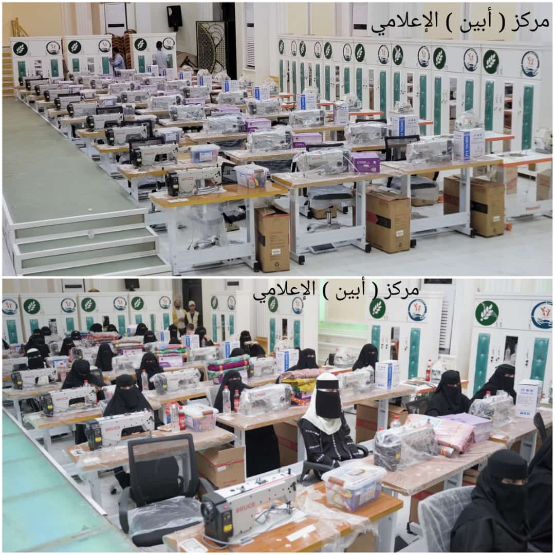 بتمويل كويتي .. تسليم (10) معامل خياطة للنساء بعدن