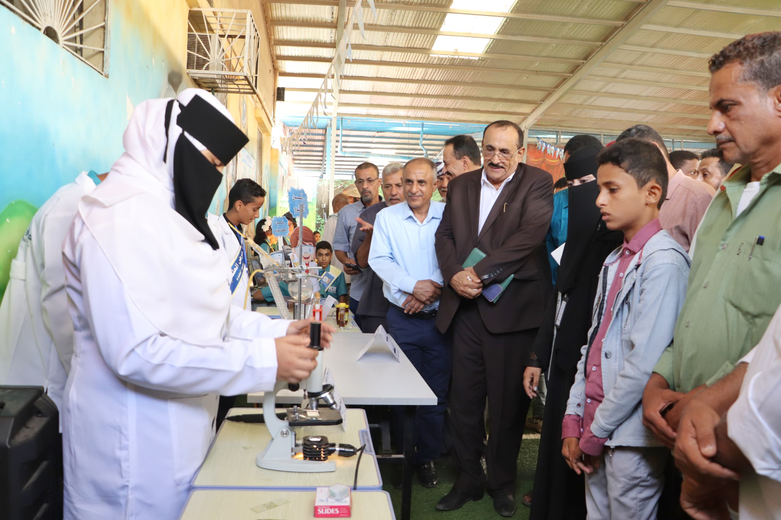 مدارس المجد الأهلية بمحافظة لحج تقيم المعرض العلمي والإلكتروني الثاني