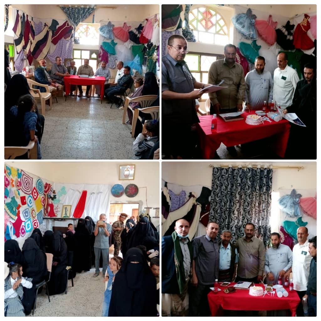 قعطبة .. حفل تخرج 34 متدربة في مجال الخياطة بمركز الاسر المنتجة 