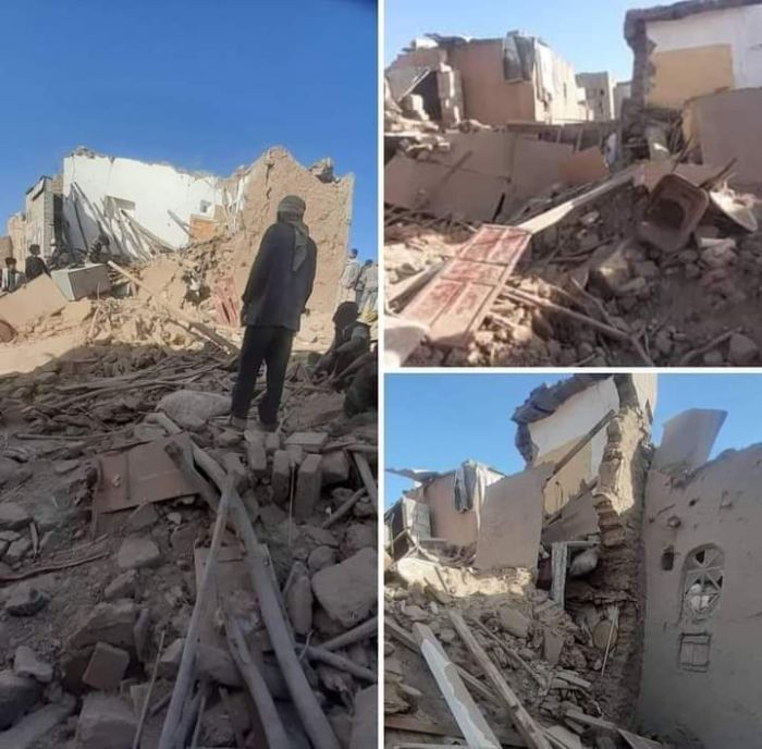 الحكومة اليمنية : هدم بيوت على رؤوس ساكنيها في رداع تجل كاشف لطبيعة الحوثي