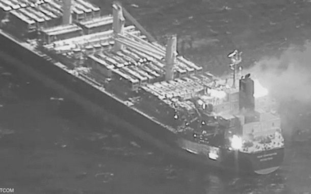 هيئة التجارة البحرية البريطانية تعلن عن تضرر سفينة غرب المخا 