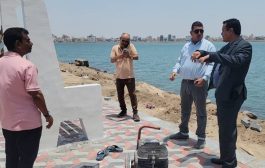 مدير عام المنصورة يطلع على مشروع تحسين المساحة الترابية بالطريق البحري