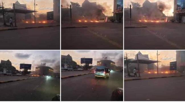 انفجار في كريتر واحتجاجات لسكان المديرية بسبب تردي خدمة الكهرباء