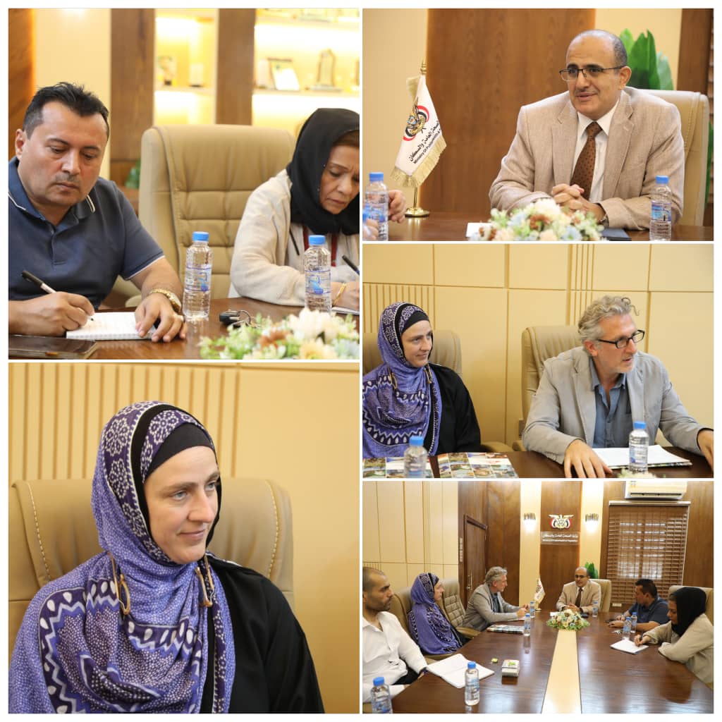 وزير الصحة يلتقي في عدن المدير القطري لمنظمة أطباء بلا حدود الفرنسية