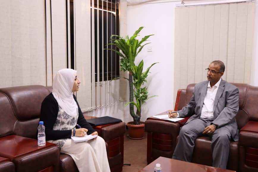 عدن .. الوزير الزعوري يلتقي مستشارة المبعوث الأممي للعدالة الإجتماعية
