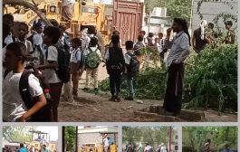 جمعية الوفاق تنفذ مبادرة نظافة لمدرسة بمنطقة الكود بابين