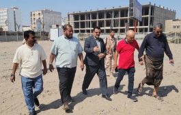 مدير عام المنصورة يدشن إنشاء حديقة جديدة