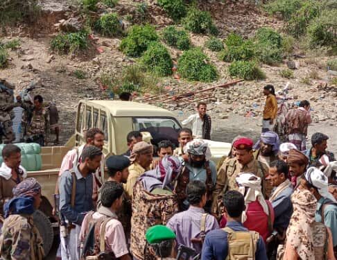 قوات الحزام الأمني تكسر زحف حوثي شمال غرب المسيمير في لحج