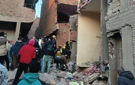 مصرع 10 أشخاص وإصابة 6 في انهيار منزل غرب القاهرة
