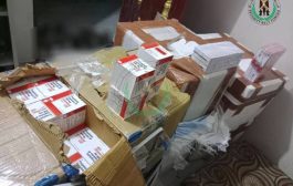 بعد اشتباك مع المهربين .. قوات الحزام الأمني في الصبيحة تضبط شحنة أدوية مهربة