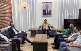 عدن .. الوزير البكري يلتقي بالنائب الأول لرئيس الاتحاد العام لكرة القدم