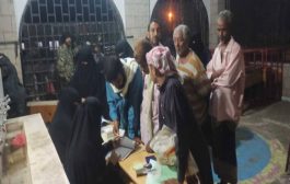 المجلس الانتقالي الجنوبي بمديرية الحوطة يدشن توزيع (486) سلة غذائية