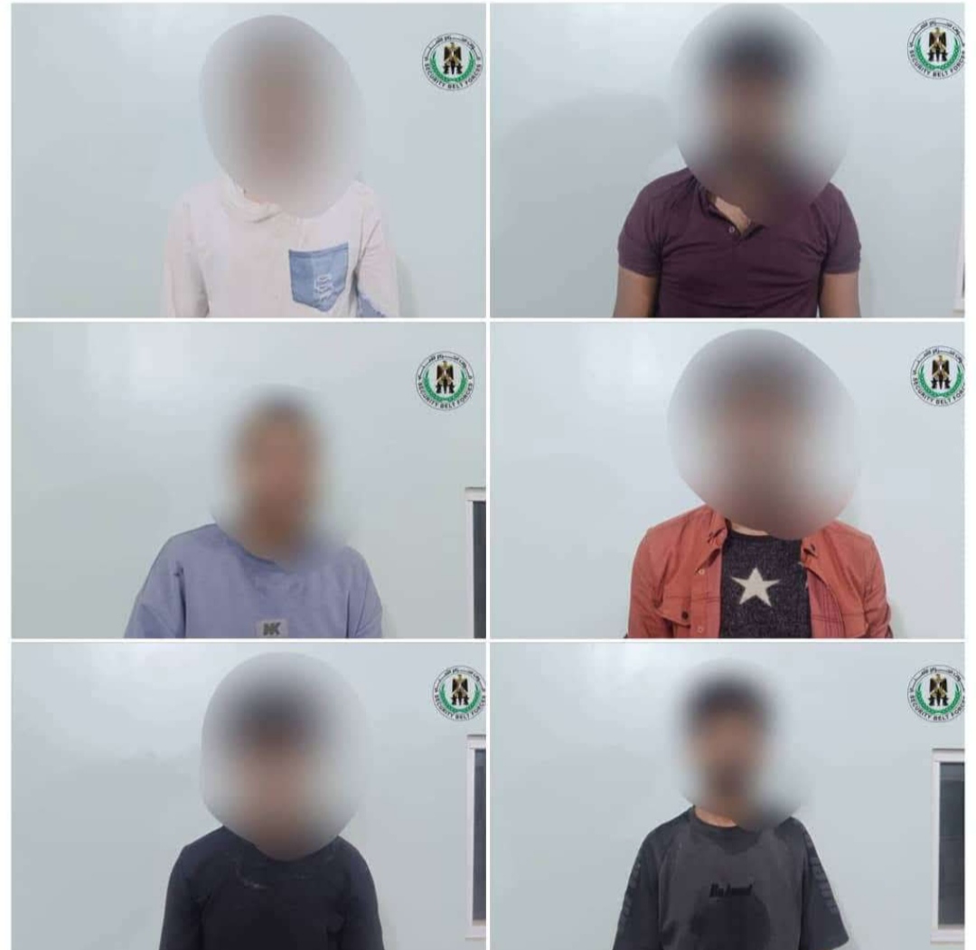 الحزام الأمني بعدن يلقي القبض على عدد من المتهمين بترويج الحشيش والمخدرات